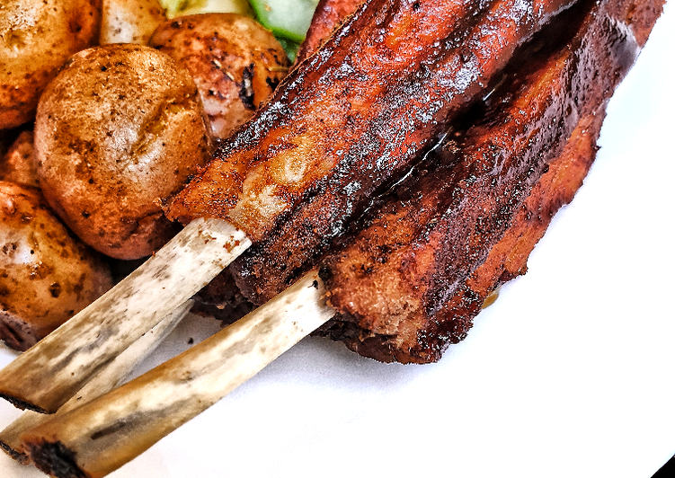 Juicy tender barbeque pork ribs #myfavouriteeasterdishcontest