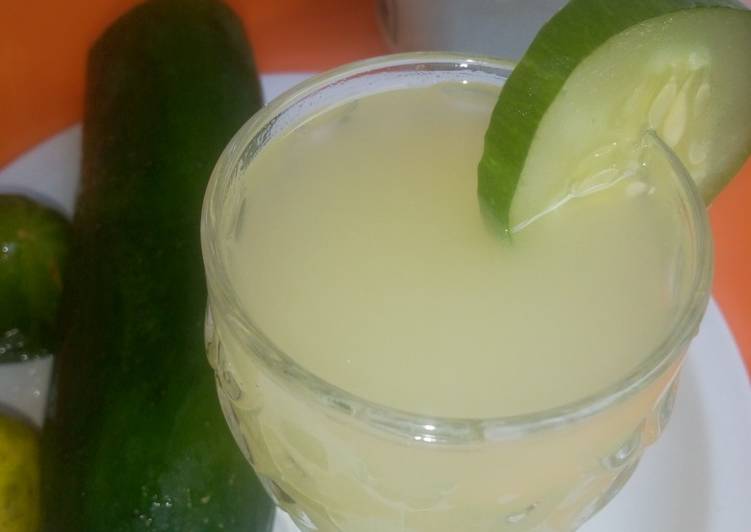 Cucumber Ginger lemonade