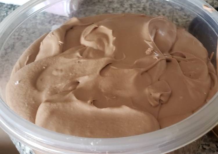 Chocolate coffee buttercream frosting