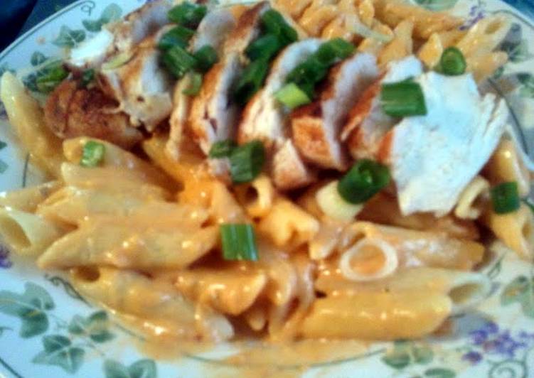 Penne with Chicken and Southwest Cheese Sauce