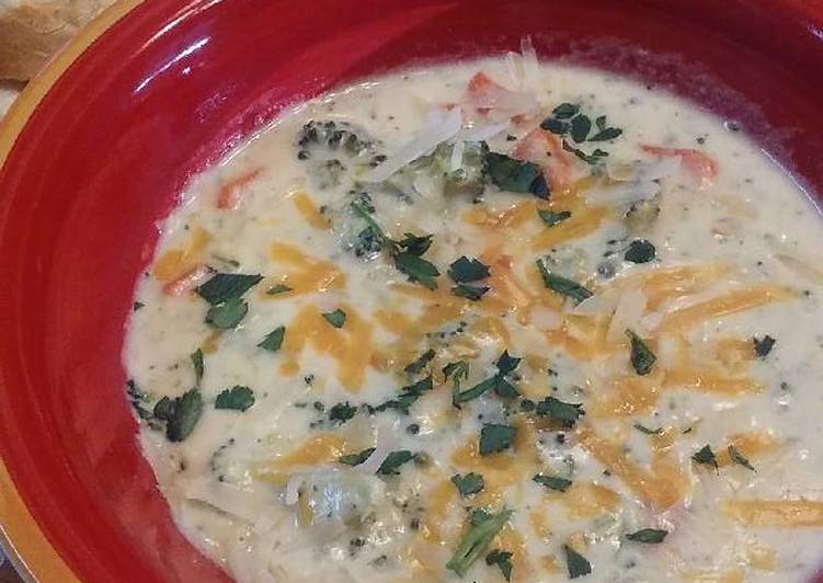 Broccoli Cheese Soup - Stove Top Recipe