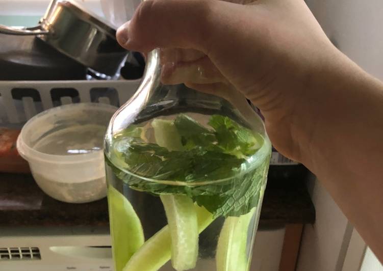 Mint cucumber water
