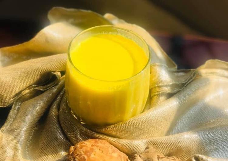 Golden milk or haldii wala doodh