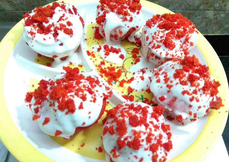 Red Velvet CupCakes / How to Make Cupcakes / Eggless CupCakes