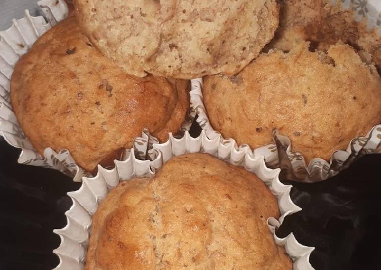 Spiced banana muffins # charity recipe#