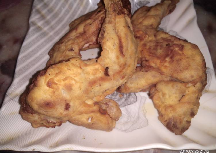 Simple fried chicken wings