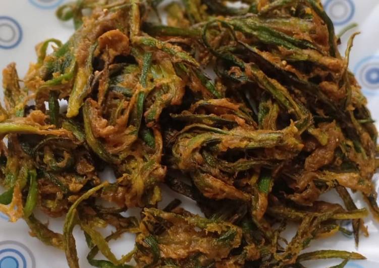Kurkuri Bhindi Fry/ Deep Fried Crunchy Okra slices