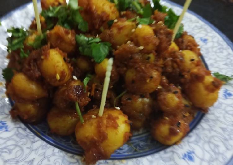 Spicy baby potatoes