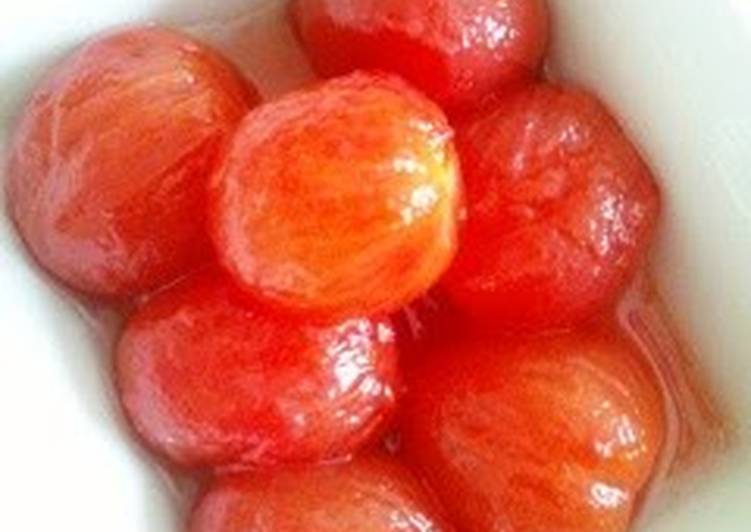 Honey & Lemon Marinated Cherry Tomatoes