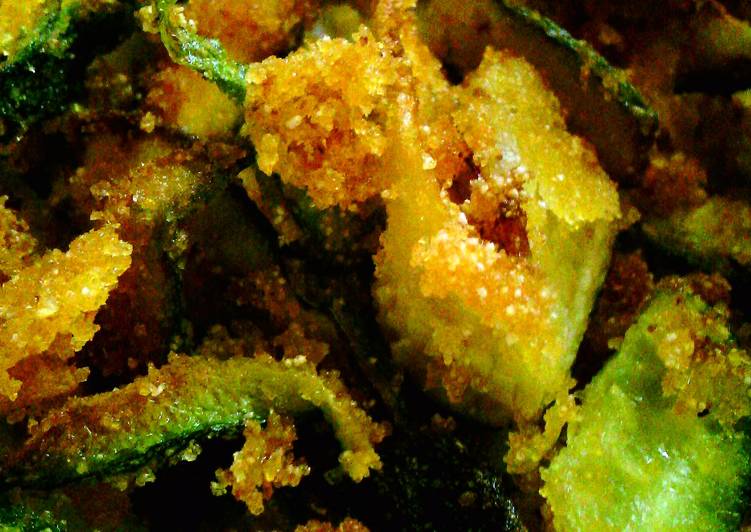 crispy zucchini juliennes