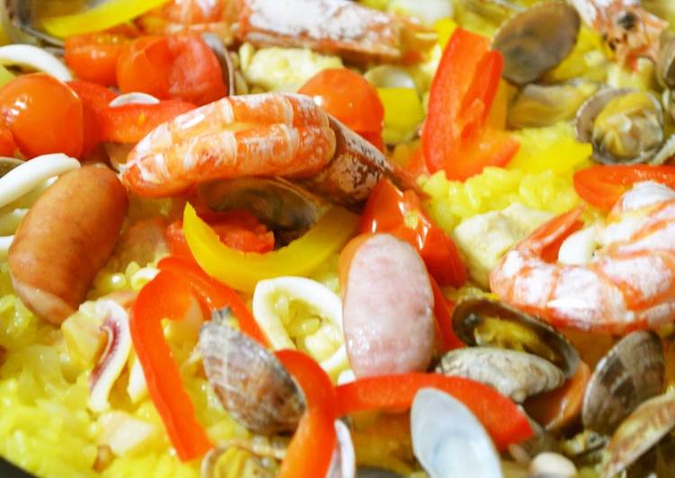 Easy Paella on an Electric Griddle