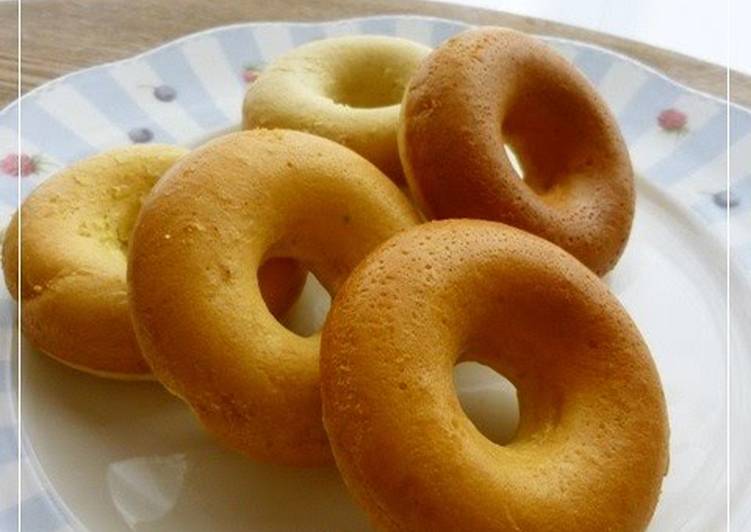 Baked Donuts Made with Rice Flour & Bananas