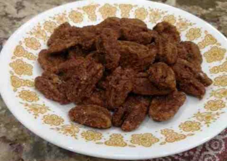 Low carb candied pecans