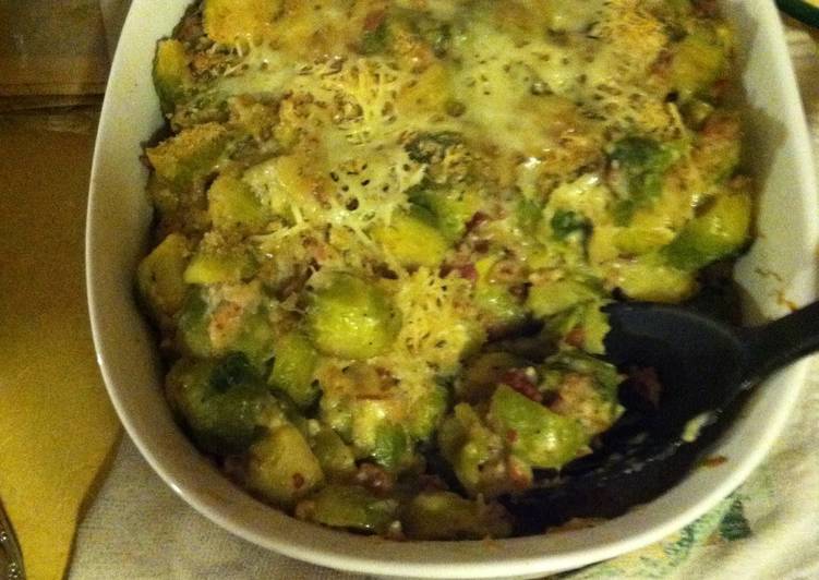 Augratin Brussel Sprouts