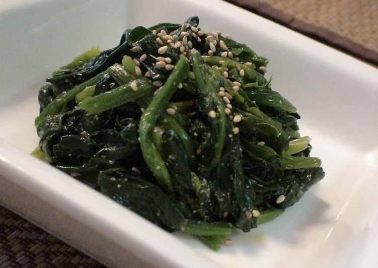 Our Family's Spinach Namul (Korean-Style Salad)