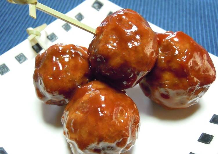 Easy Meatballs in Sweet and Sour Sauce