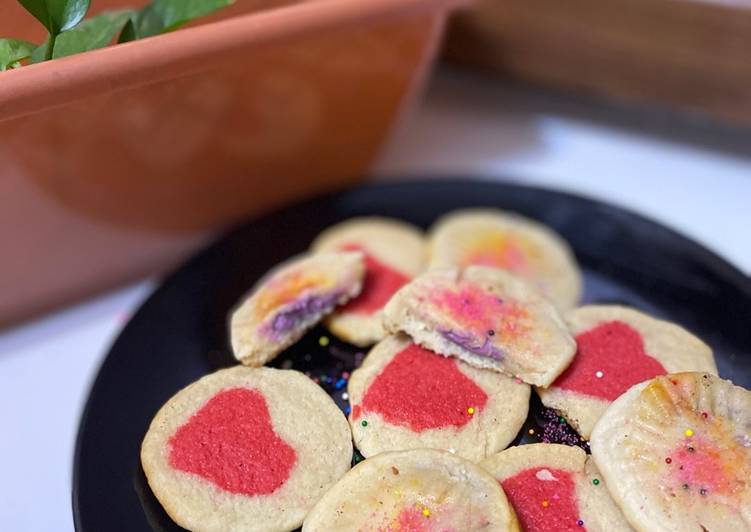 Heart Cookies and chocolate filled cookies