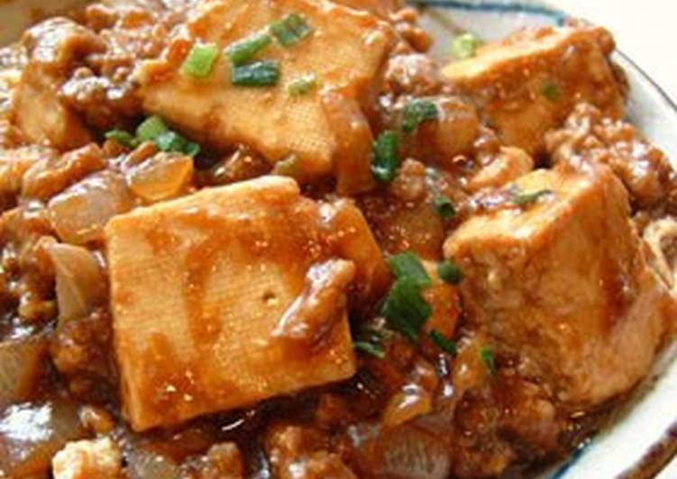 Mapo Tofu with Onions