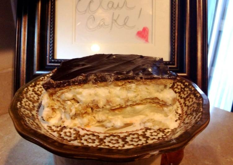 Homemade eclair cake, inspired by cook's country
