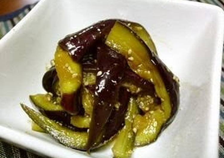 Easy Eggplant Namul in a Silicone Steamer