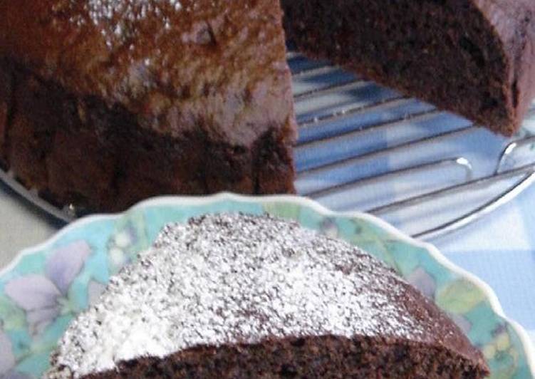 Easy No-Oil Added Okara Chocolate Cake