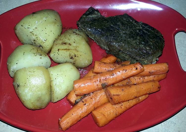 Crock Pot Beef Roast & Vegetables