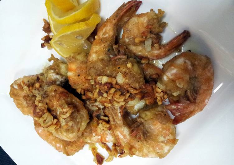 Pam's garlic shrimp...