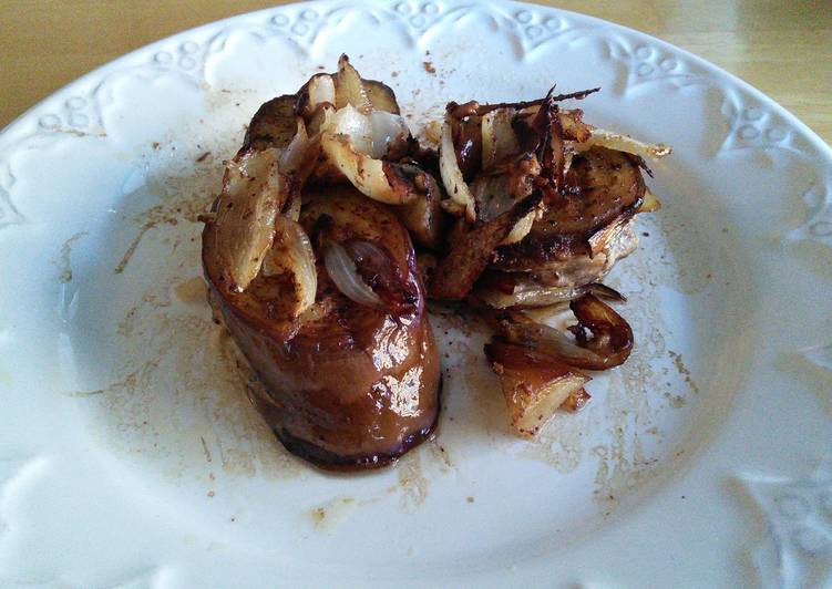 Fried Chinese Pork Stuffed Eggplant 🍆