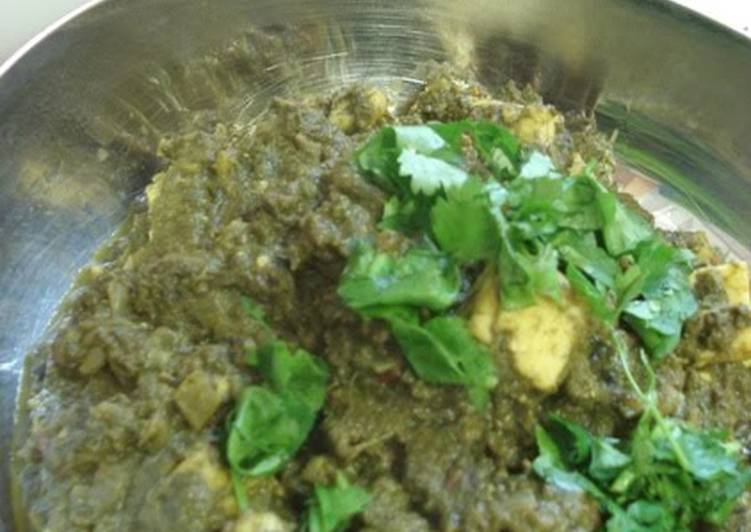 'Saag Paneer' Indian Spinach Curry