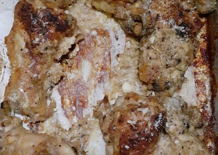 Garlic Parmesan Chicken Recipe Wings (Keto/Low Carb)