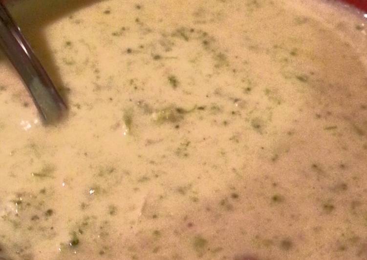 Broccoli and cheese soup