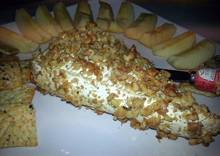 Walnut Crusted Baked Brie