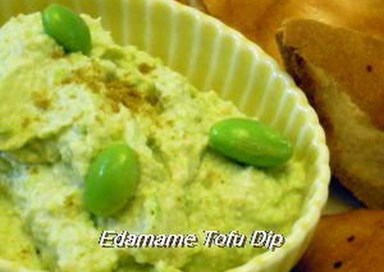 Healthy Edamame and Tofu Dip