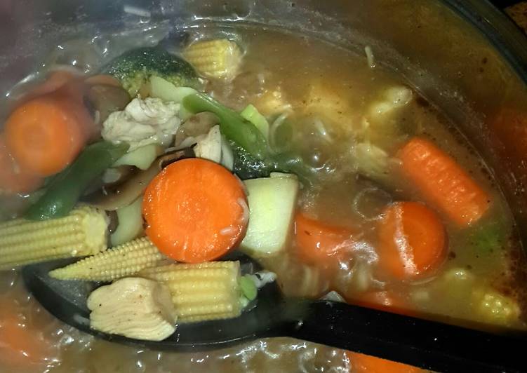 easy soup can be made into stew as well