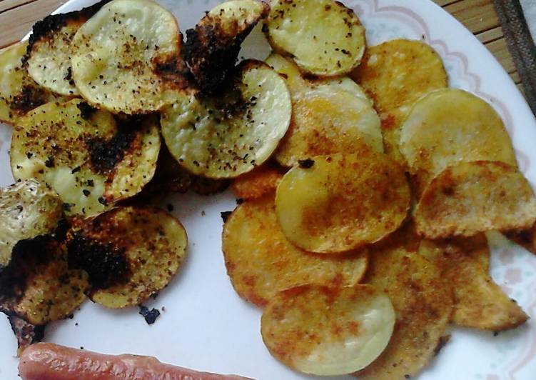 Oven-baked Potato Chips
