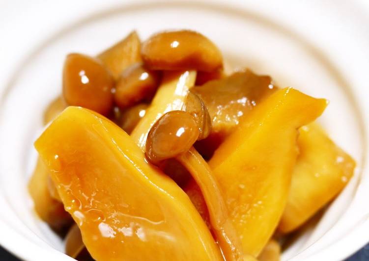 King Trumpet & Shimeji Mushrooms Simmered in Sweet Soy Sauce