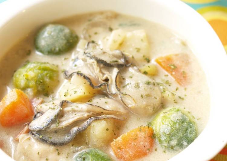 Chunky Oyster & Brussels Sprouts Chowder