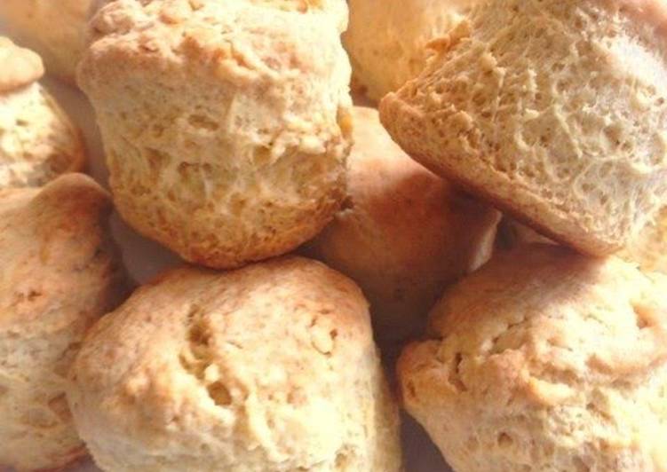 Simple Soy Milk Scones with Pancake Mix