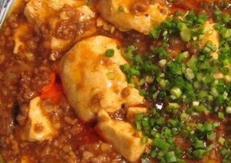 Authentic Chinese! Mapo Tofu Brimming with Ground Meat (Medium-Spicy)