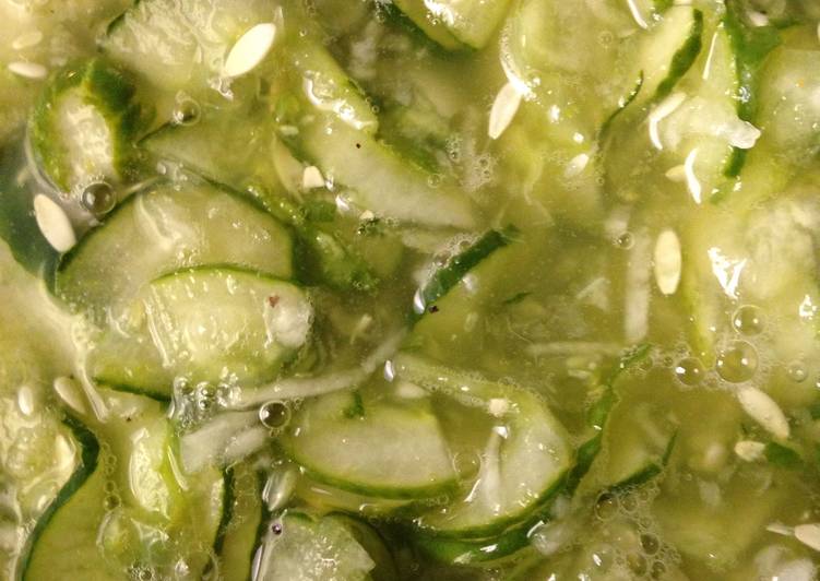 Thunder & Lightening (Pickled Cucumber And Onion)
