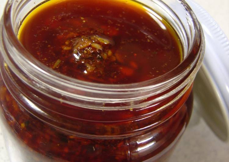 Chunky Homemade Ra-yu Spicy Chili Oil