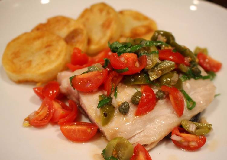 Quick & Easy No-Cook Mediterranean Tomato Melange for Fish & Chicken