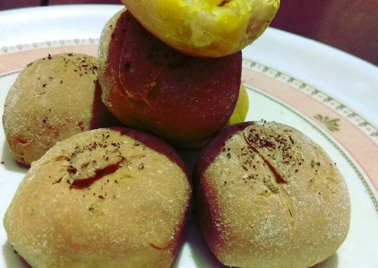 Sweet potato stuff baked bun