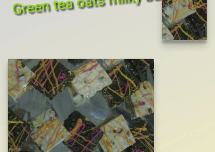 Green tea oats milky baar