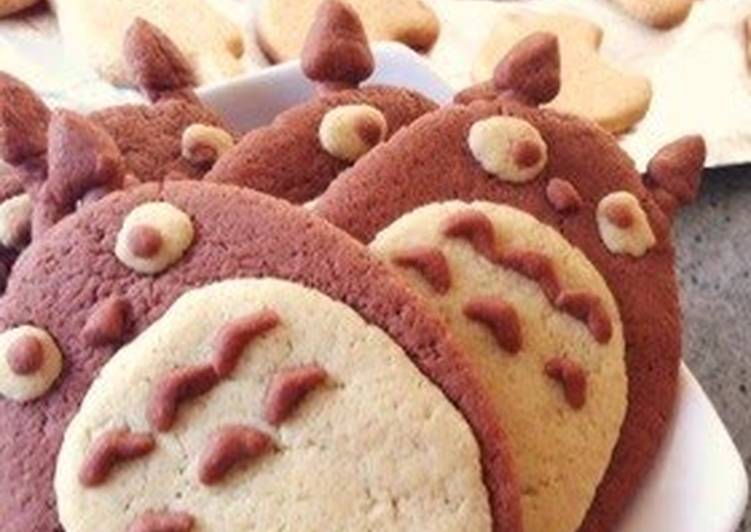 Totoro Cookies with Pancake Mix and Simple Ingredients