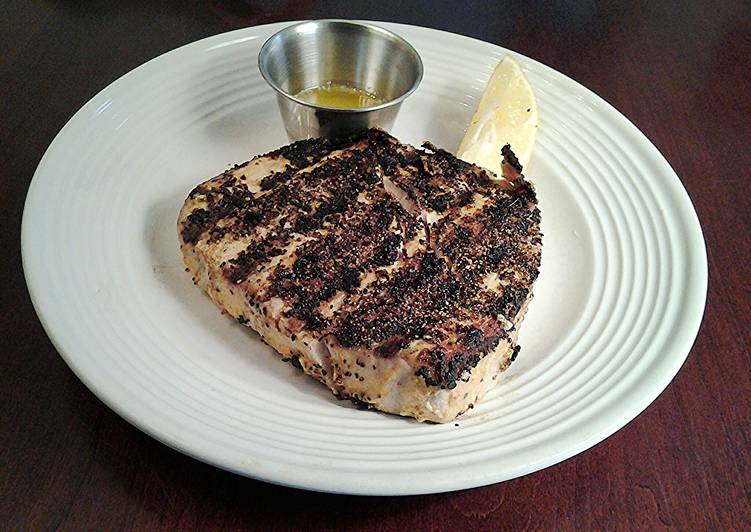 Blackened Tuna Steaks ( Or any firm fish steak or fillet )