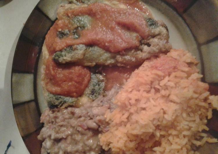 Chiles Rellenos and Fresh Salsa?