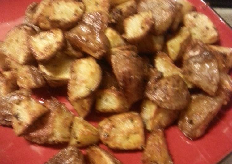 Garlic parmasean roasted potatoes