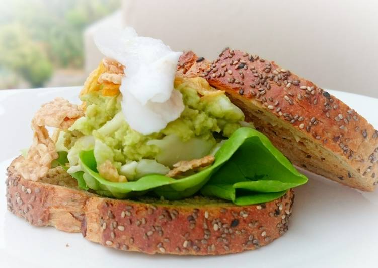 Avocado and Coconut Diet Brunch Sandwich /DAY 5