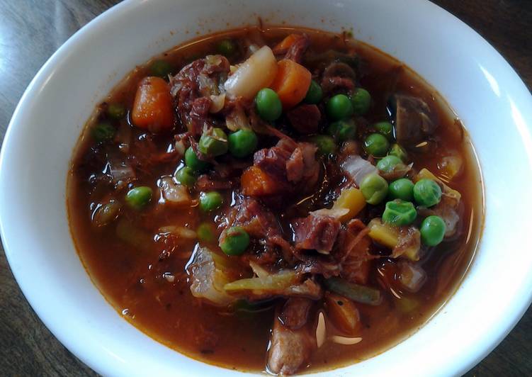 Vegetable ham stew